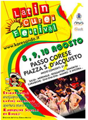 Latin Cures Festival - Passo Corese (RI) - 8/10 Agosto 2014